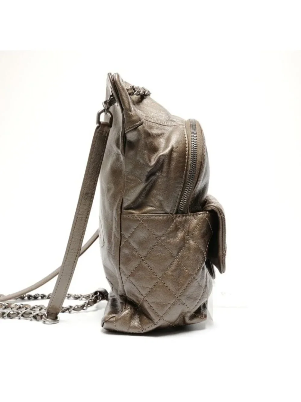 Chanel Backpack Lambskin Quilted Sac - Picture 3 of 10